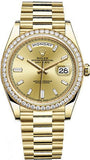Rolex Day-Date 40 Solid Gold Men's Watch 228348RBR-0002