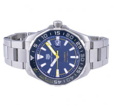 Load image into Gallery viewer, Tag Heuer Aquaracer Caliber 5 Match Timer Shinji Kagawa Edition Blue Dial Silver Steel Strap Watch for Men - WAY201H.BA0927