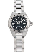 Load image into Gallery viewer, Tag Heuer Aquaracer Professional 200 Quartz Black Dial Silver Steel Strap Watch for Women - WBP1410.BA0622