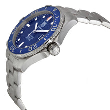 Load image into Gallery viewer, Tag Heuer Aquaracer Caliber 5 Automatic Blue Dial Silver Steel Strap Watch for Men - WAN2111.BA0822