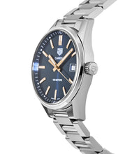 Load image into Gallery viewer, Tag Heuer Carrera Quartz Blue Dial Silver Steel Strap Watch for Women - WAR1112.BA0601