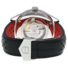 Load image into Gallery viewer, Tag Heuer Carrera Calibre 5 Drive Timer Black Dial Black Leather Strap Watch for Men - WAR2A10.FC6337