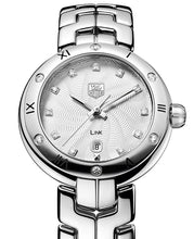 Load image into Gallery viewer, Tag Heuer Link Diamonds Silver Dial Silver Steel Strap Watch for Women - WAT1413.BA0954