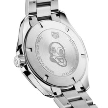 Load image into Gallery viewer, Tag Heuer Aquaracer Quartz Black Dial Silver Steel Strap Watch for Men - WAY101A.BA0746