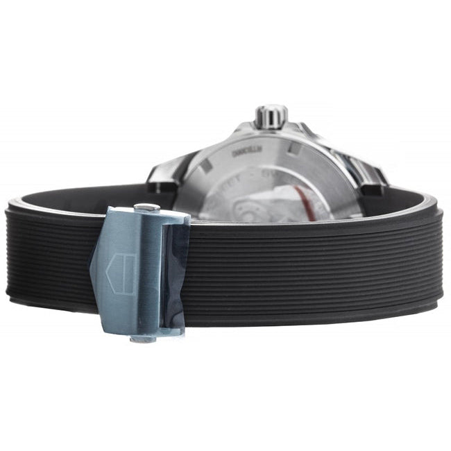Tag Heuer Aquaracer Black Dial Black Rubber Strap Watch for Men - WAY111A.FT6151