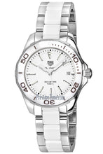 Load image into Gallery viewer, Tag Heuer Aquaracer Quartz White Dial Two Tone Steel Strap Watch Women - WAY131B.BA0914