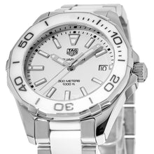 Load image into Gallery viewer, Tag Heuer Aquaracer Quartz White Dial Two Tone Steel Strap Watch Women - WAY131B.BA0914