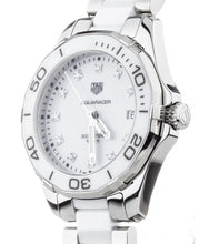 Load image into Gallery viewer, Tag Heuer Aquaracer Diamonds White Dial Two Tone Steel Strap Watch for Women - WAY131D.BA0914