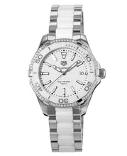 Load image into Gallery viewer, Tag Heuer Aquaracer Diamonds White Dial Two Tone Steel Strap Watch for Women - WAY131H.BA0914