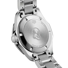 Load image into Gallery viewer, Tag Heuer Aquaracer Quartz Diamonds Black Dial Silver Steel Strap Watch for Women - WAY131P.BA0748