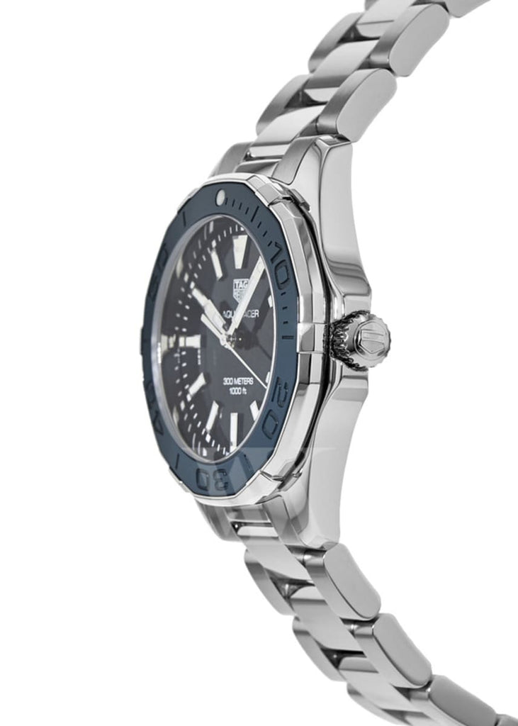 Tag Heuer Aquaracer Blue Dial Silver Steel Strap Watch for Women - WAY131S.BA0748