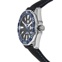 Load image into Gallery viewer, Tag Heuer Aquaracer Calibre 5 Automatic Black Dial Black Nylon Strap Watch for Men - WAY201C.FC6395