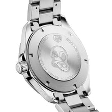 Load image into Gallery viewer, Tag Heuer Aquaracer Automatic Black Dial Silver Steel Strap Watch for Men - WAY211A.BA0928