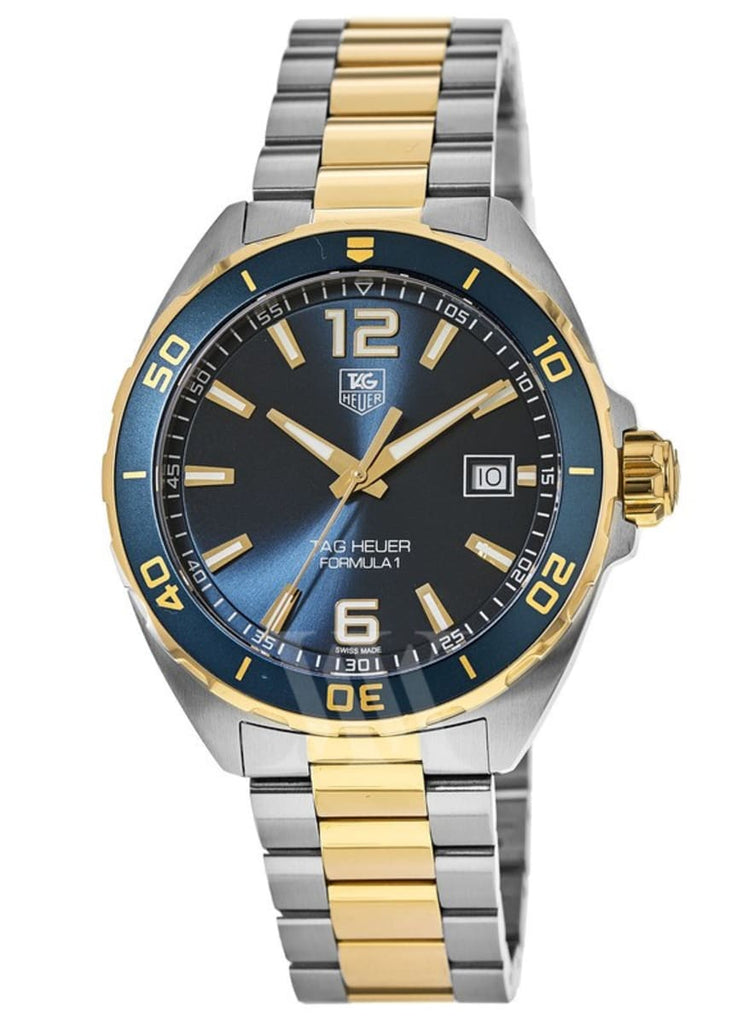 Tag Heuer Formula 1 Analog Blue Dial Two Tone Steel Strap Watch for Men - WAZ1120.BB0879