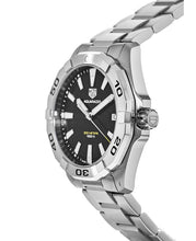 Load image into Gallery viewer, Tag Heuer Aquaracer Black Dial Silver Steel Strap Watch for Men - WBD1110.BA0928