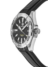 Load image into Gallery viewer, Tag Heuer Aquaracer Quartz Black Dial Black Rubber Strap Watch for Men -  WBD1110.FT8021