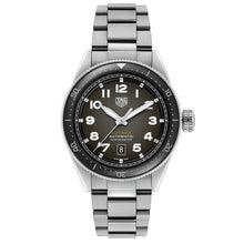 Load image into Gallery viewer, Tag Heuer Autavia Automatic Grey Dial Silver Steel Strap Watch for Men - WBE5114.EB0173