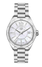 Load image into Gallery viewer, Tag Heuer Formula 1 Mother of Pearl White Dial Silver Steel Strap Watch for Women - WBJ1318.BA0666
