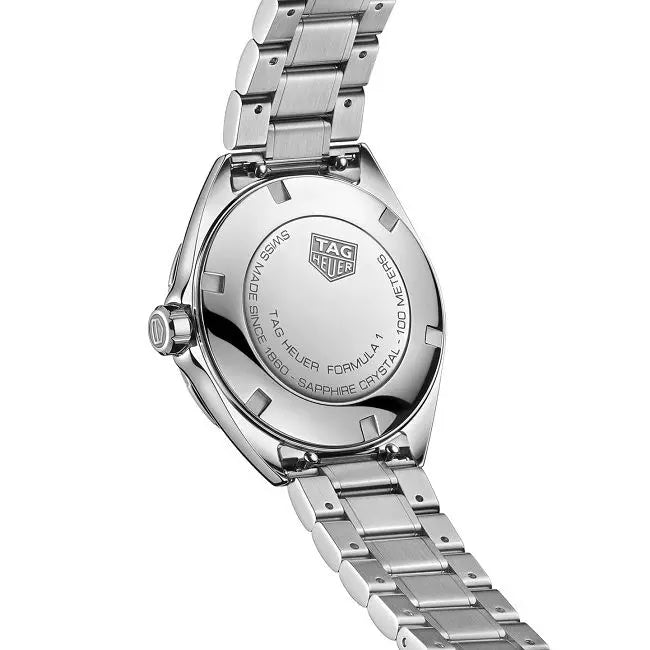 Tag Heuer Formula 1 Mother of Pearl White Dial Silver Steel Strap Watch for Women - WBJ1318.BA0666