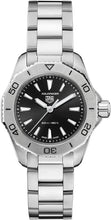 Load image into Gallery viewer, Tag Heuer Aquaracer Professional 200 Quartz Black Dial Silver Steel Strap Watch for Women - WBP1410.BA0622