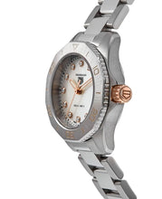 Load image into Gallery viewer, Tag Heuer Aquaracer Professional 200 Quartz Diamonds White Dial Silver Steel Strap Watch for Women - WBP1450.BA0622