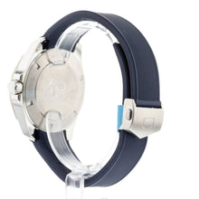 Load image into Gallery viewer, Tag Heuer Aquaracer Calibre 5 Automatic Blue Dial Blue Rubber Strap Watch for Men - WAY201B.FT6150