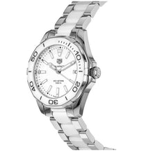 Load image into Gallery viewer, Tag Heuer Aquaracer Quartz White Dial Two Tone Steel Strap Watch Women - WAY131B.BA0914