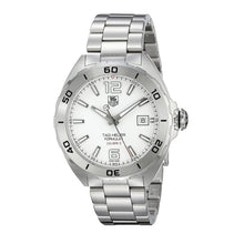 Load image into Gallery viewer, Tag Heuer Formula 1 Calibre 5 Automatic White Dial Silver Steel Strap Watch for Men - WAZ2114.BA0875